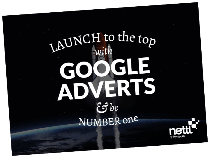 A rocket launching to number one of Google, with the help of a Google Ads specialist.