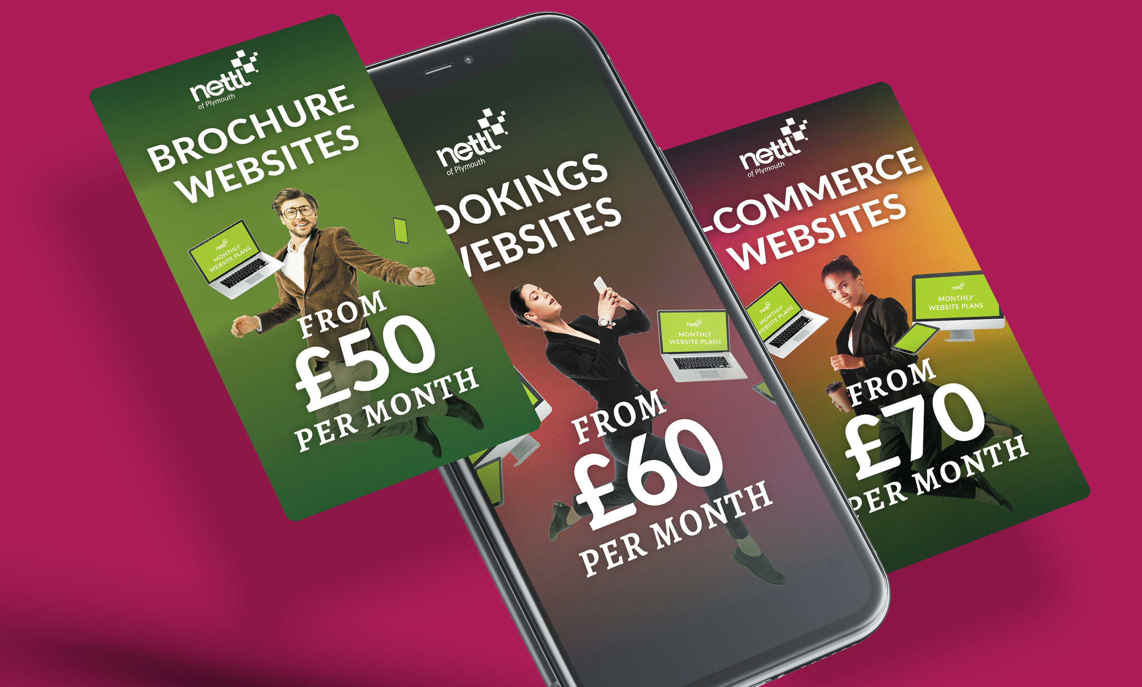 An example of Nettl graphic design for a video on a mobile phone